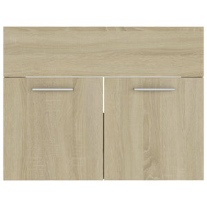 Ντουλάπι Νιπτήρα Sonoma Δρυς 60x38,5x46 εκ. από Επεξ. Ξύλο