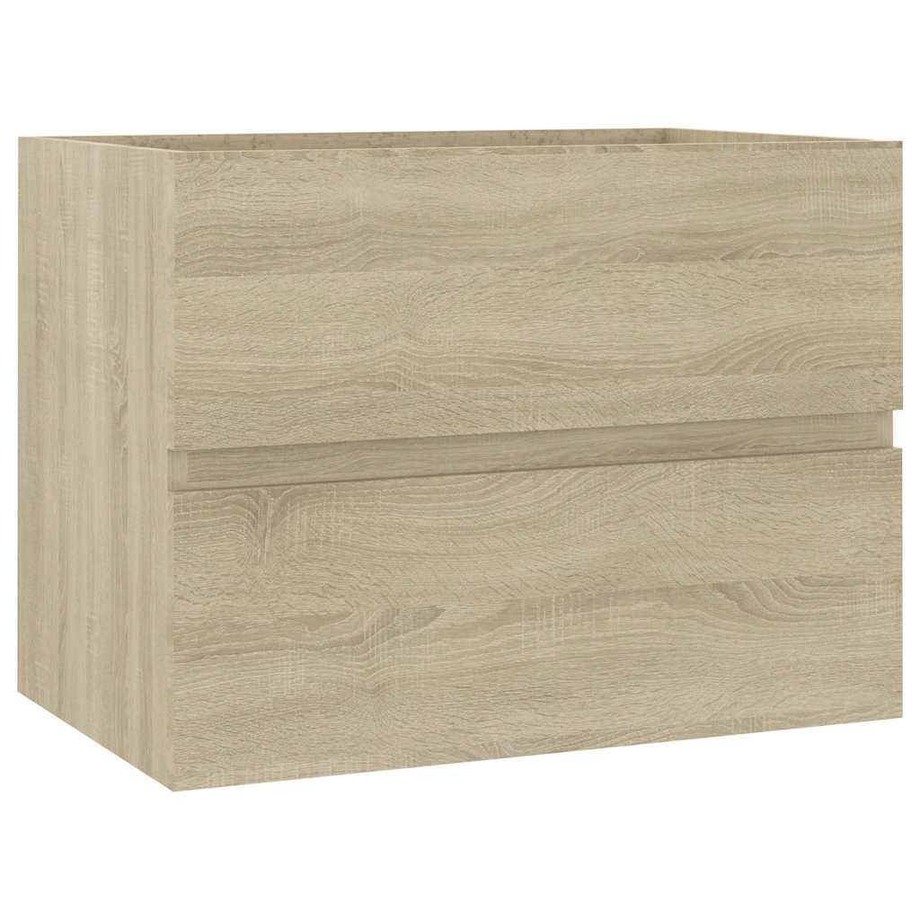 Ντουλάπι Νιπτήρα Sonoma Δρυς 60x38,5x45 εκ. από Επεξ. Ξύλο