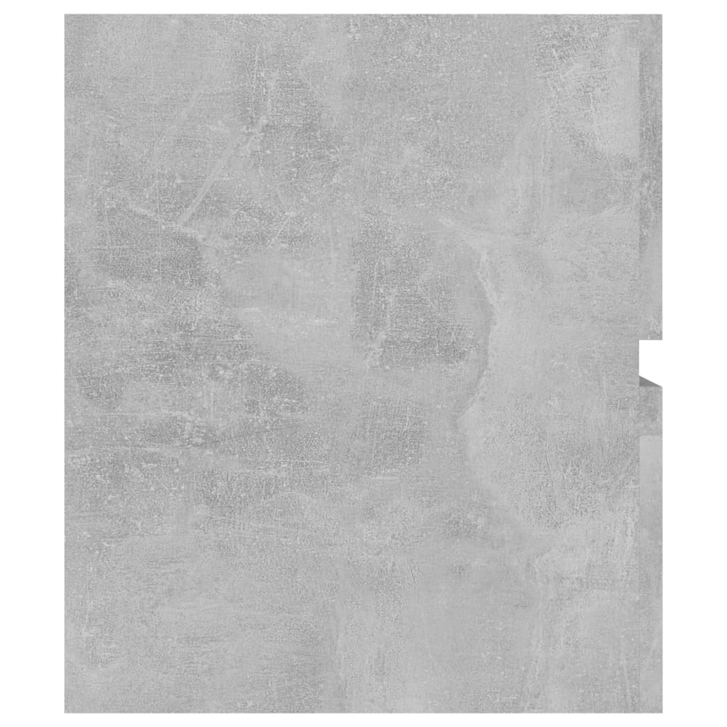 Ντουλάπι Νιπτήρα Γκρι Σκυροδέματος 90x38,5x45εκ. από Επεξ. Ξύλο