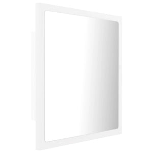 Καθρέφτης Μπάνιου με LED Λευκός 40 x 8,5 x 37 εκ. Ακρυλικός - Pakobazaar
