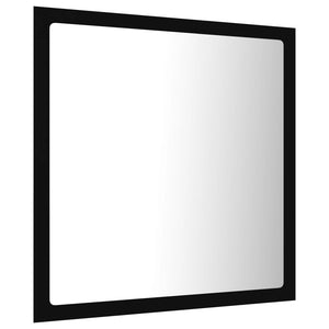 Καθρέφτης Μπάνιου με LED Μαύρος 40 x 8,5 x 37 εκ. Ακρυλικός - Pakobazaar