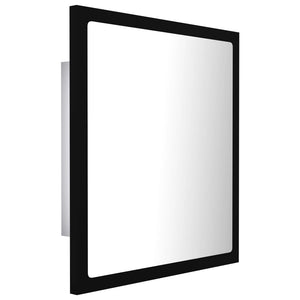 Καθρέφτης Μπάνιου με LED Μαύρος 40 x 8,5 x 37 εκ. Ακρυλικός - Pakobazaar