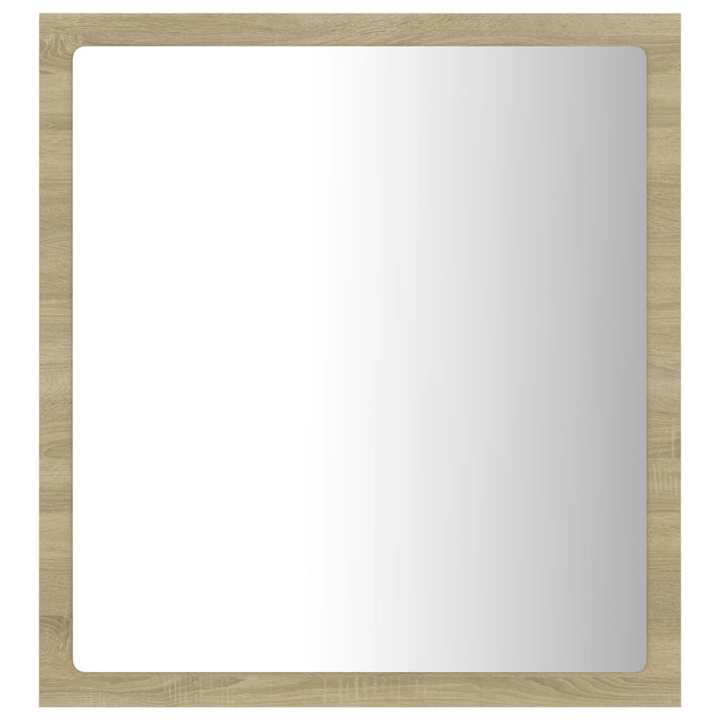 Καθρέφτης Μπάνιου με LED Sonoma Δρυς 40x8,5x37 εκ. Ακρυλικός - Pakobazaar