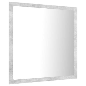 Καθρέφτης Μπάνιου Γκρι Σκυροδέματος 40x8,5x37 εκ. Ακρυλικός - Pakobazaar