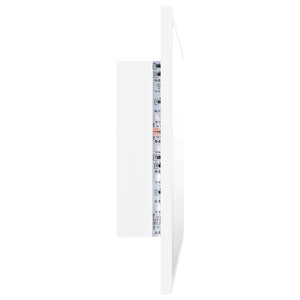 Καθρέφτης Μπάνιου με LED Λευκός 60 x 8,5 x 37 εκ. Ακρυλικός - Pakobazaar