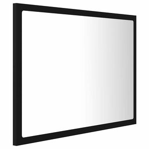 Καθρέφτης Μπάνιου με LED Μαύρος 60x8,5x37 εκ. Ακρυλικός - Pakobazaar