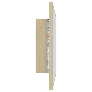 Καθρέφτης Μπάνιου με LED Sonoma Δρυς 60x8,5x37 εκ. Ακρυλικός - Pakobazaar