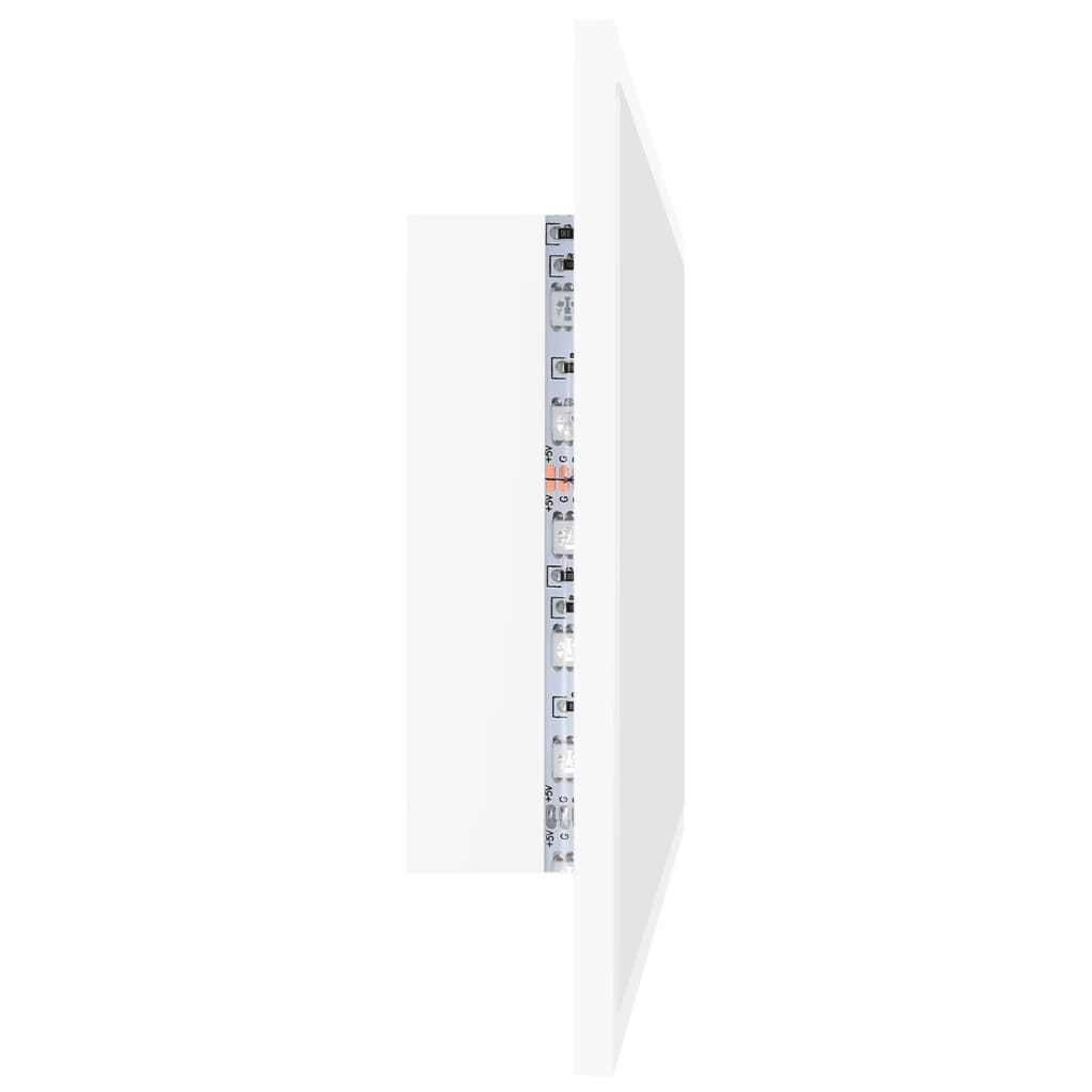 Καθρέφτης Μπάνιου με LED Λευκός 80 x 8,5 x 37 εκ. Ακρυλικός - Pakobazaar