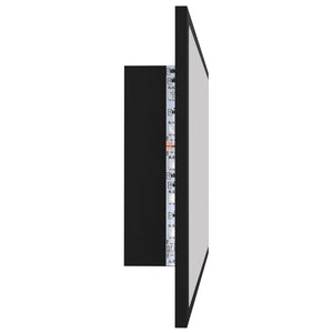 Καθρέφτης Μπάνιου με LED Μαύρος 80x8,5x37 εκ. Ακρυλικός - Pakobazaar