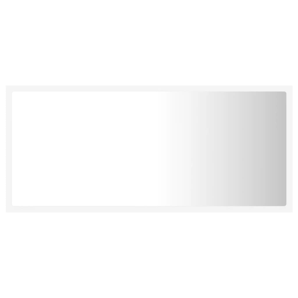 Καθρέφτης Μπάνιου με LED Λευκός 90 x 8,5 x 37 εκ. Ακρυλικός - Pakobazaar