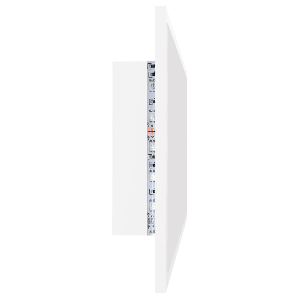 Καθρέφτης Μπάνιου με LED Λευκός 90 x 8,5 x 37 εκ. Ακρυλικός - Pakobazaar