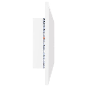 Καθρέφτης Μπάνιου με LED Λευκός 90 x 8,5 x 37 εκ. Ακρυλικός - Pakobazaar