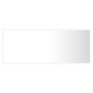 Καθρέφτης Μπάνιου με LED Λευκός 100x8,5x37 εκ. Ακρυλικός - Pakobazaar