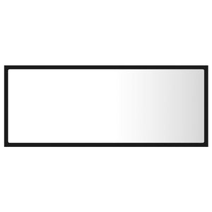 Καθρέφτης Μπάνιου με LED Μαύρος 100x8,5x37 εκ. Ακρυλικός - Pakobazaar