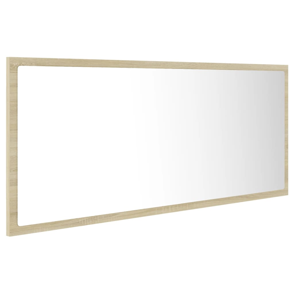 Καθρέφτης Μπάνιου με LED Sonoma Δρυς 100x8,5x37 εκ. Ακρυλικός - Pakobazaar