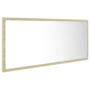 Καθρέφτης Μπάνιου με LED Sonoma Δρυς 100x8,5x37 εκ. Ακρυλικός - Pakobazaar