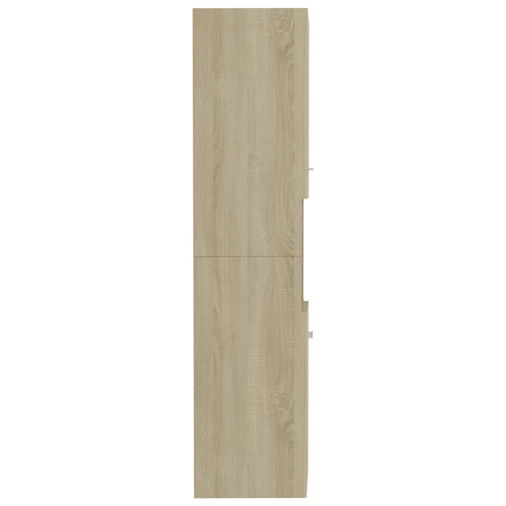 Στήλη Μπάνιου Sonoma Δρυς 30 x 30 x 130 εκ. από Επεξ. Ξύλο - Pakobazaar