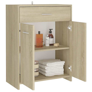Ντουλάπι Μπάνιου Sonoma Δρυς 60 x 33 x 80 εκ. από Επεξ.Ξύλο