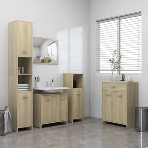 Ντουλάπι Μπάνιου Sonoma Δρυς 60 x 33 x 80 εκ. από Επεξ.Ξύλο