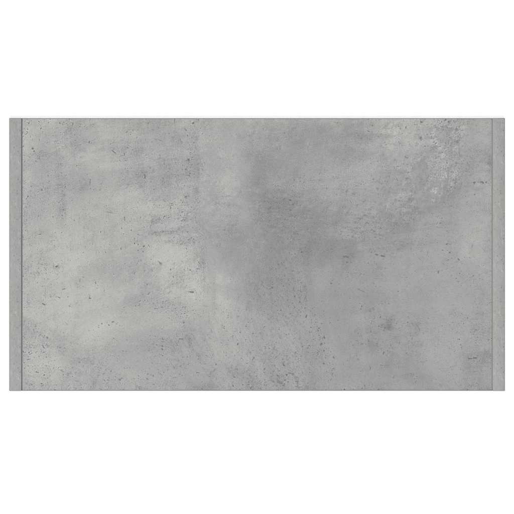 Ντουλάπι Μπάνιου Γκρι του Σκυροδέματος 60x33x80 εκ. Επεξ.Ξύλο