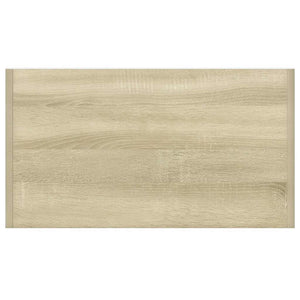 Ντουλάπι Μπάνιου Λευκό/Sonoma Δρυς 60 x 33 x 80 εκ. Μοριοσανίδα