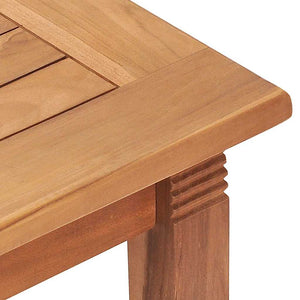 Σετ Τραπεζαρίας Κήπου 9 Τεμαχίων Μασίφ Ξύλο Teak με Μαξιλάρια
