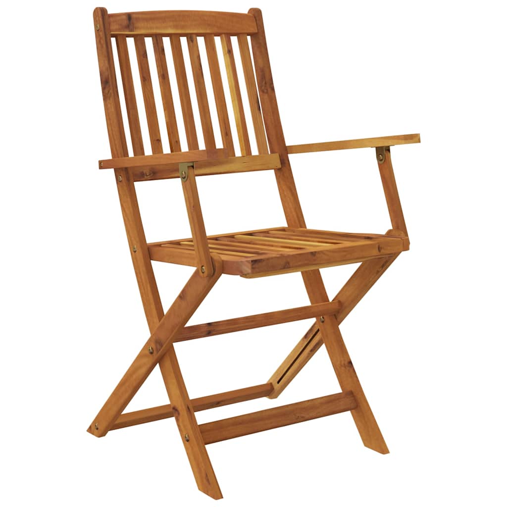 Σετ Τραπεζαρίας Εξ. Χώρου Πτυσσόμενο 7 τεμ. Μασίφ Ξύλο Ακακίας - PAKOBAZAAR
