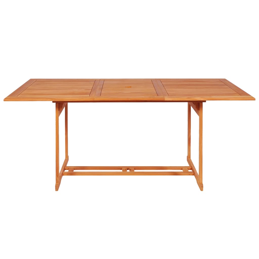 Σετ Τραπεζαρίας Κήπου 9 Τεμ. Μασίφ Ξύλο Teak με Γκρι Μαξιλάρια - PAKOBAZAAR