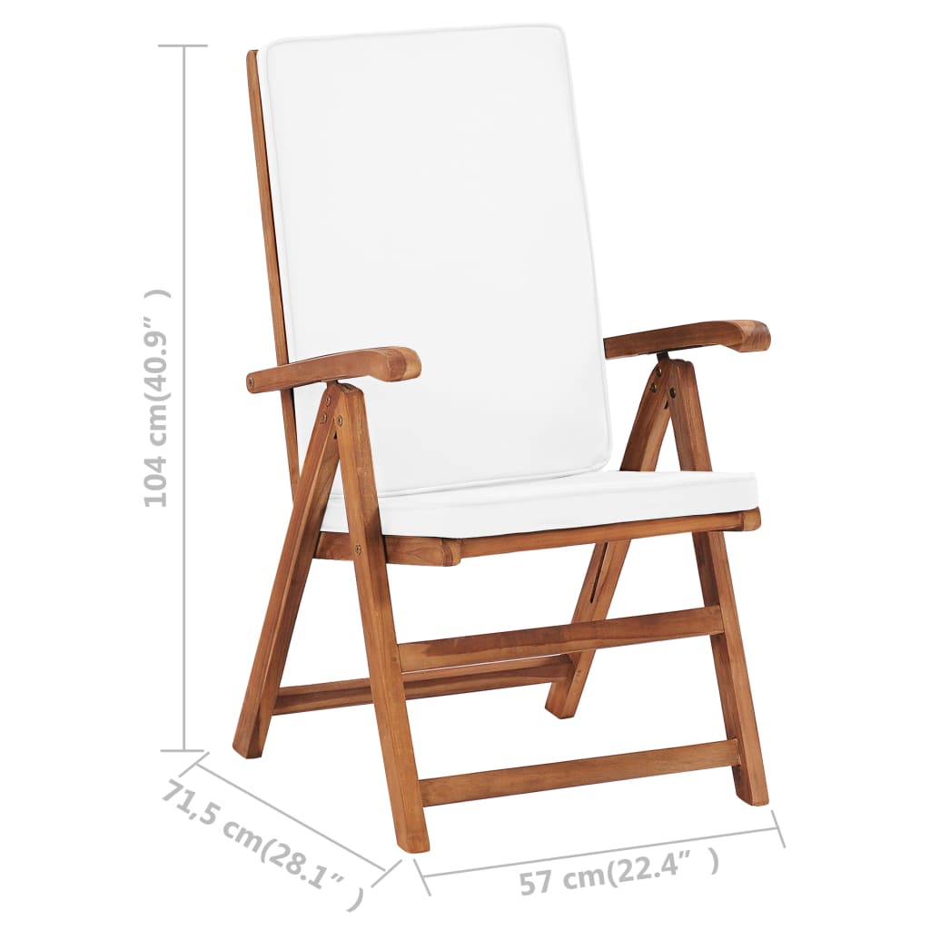 Σετ Τραπεζαρίας Κήπου 9 Τεμ. από Μασίφ Ξύλο Teak με Μαξιλάρια - PAKOBAZAAR