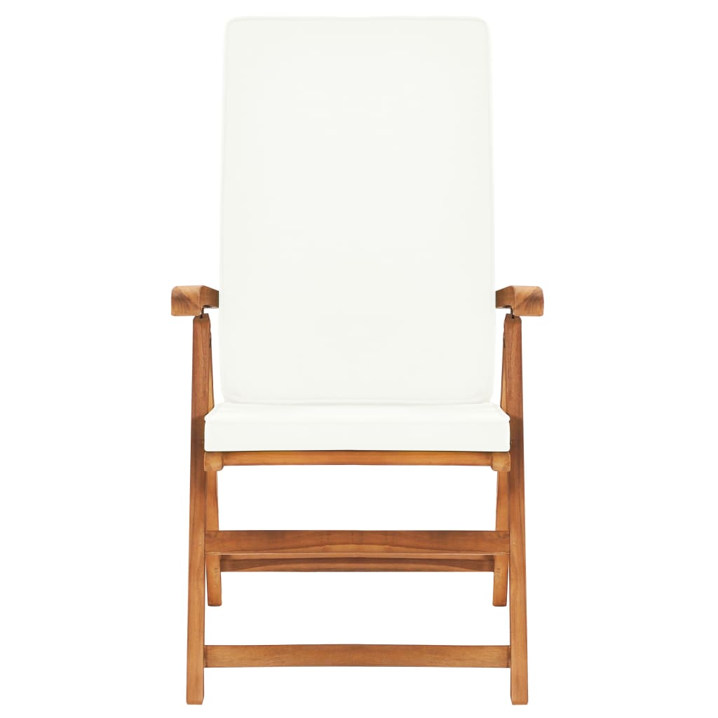 Σετ Τραπεζαρίας Κήπου 9 Τεμ. από Μασίφ Ξύλο Teak με Μαξιλάρια - PAKOBAZAAR