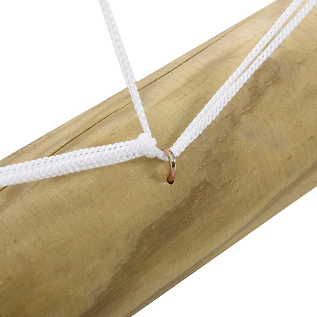 Τέρμα Ποδοσφαίρου με Δίχτυ 160x80x100 εκ. Εμποτισμ. Ξύλο Πεύκου - PAKOBAZAAR