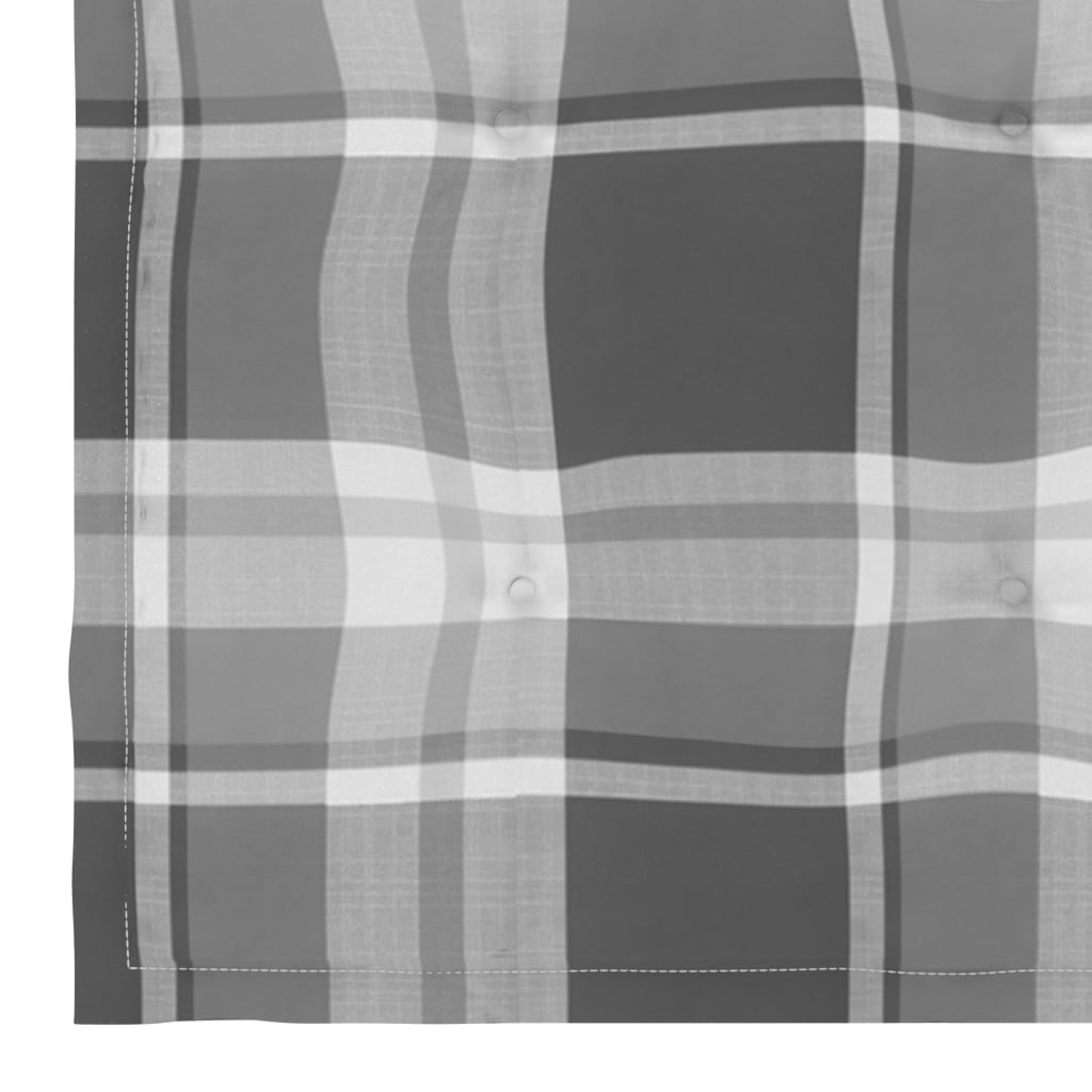 Καρέκλες Κήπου 4 τεμ. Γκρι Μασίφ Ξύλο Ακακίας με Μαξιλάρια - PAKOBAZAAR