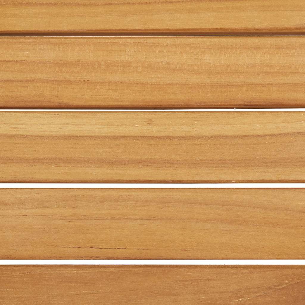 Ξαπλώστρα από Μασίφ Ξύλο Teak και Ανοξείδωτο Ατσάλι με Μαξιλάρι