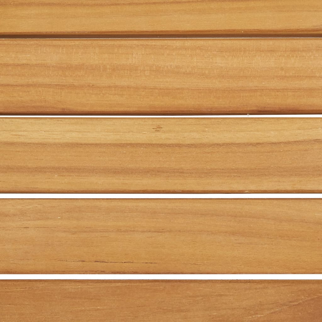 Ξαπλώστρα από Μασίφ Ξύλο Teak και Ανοξείδωτο Ατσάλι με Μαξιλάρι - Pakobazaar