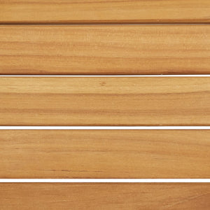 Ξαπλώστρα από Μασίφ Ξύλο Teak και Ανοξείδωτο Ατσάλι με Μαξιλάρι - Pakobazaar