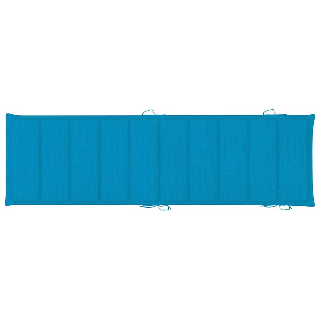 Ξαπλώστρα Κήπου από Μασίφ Ξύλο Ακακίας με Μαξιλάρι