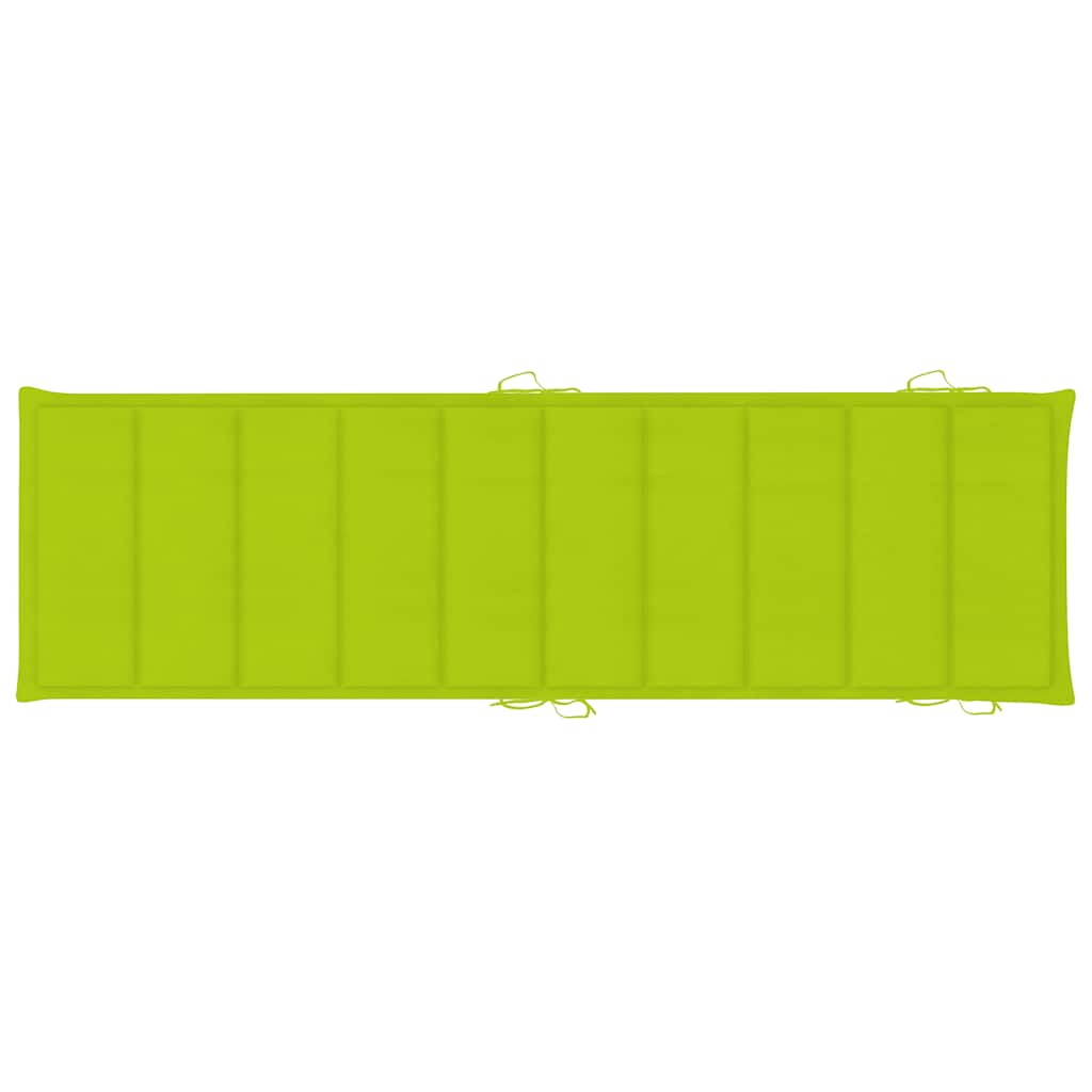 Ξαπλώστρα Κήπου από Μασίφ Ξύλο Ακακίας με Μαξιλάρι - PAKOBAZAAR