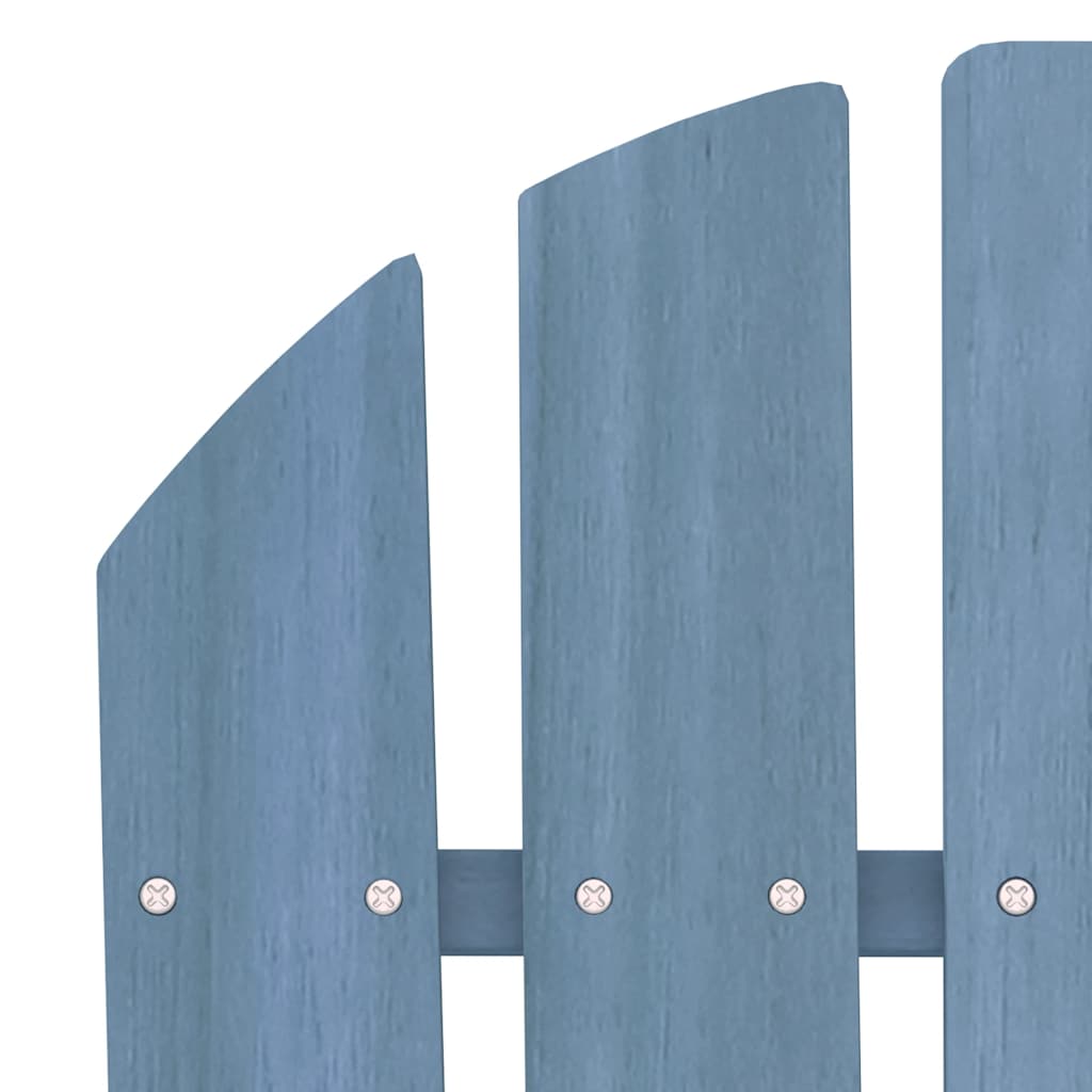 Καρέκλα Κήπου Adirondack Μπλε από Μασίφ Ξύλο Ελάτης