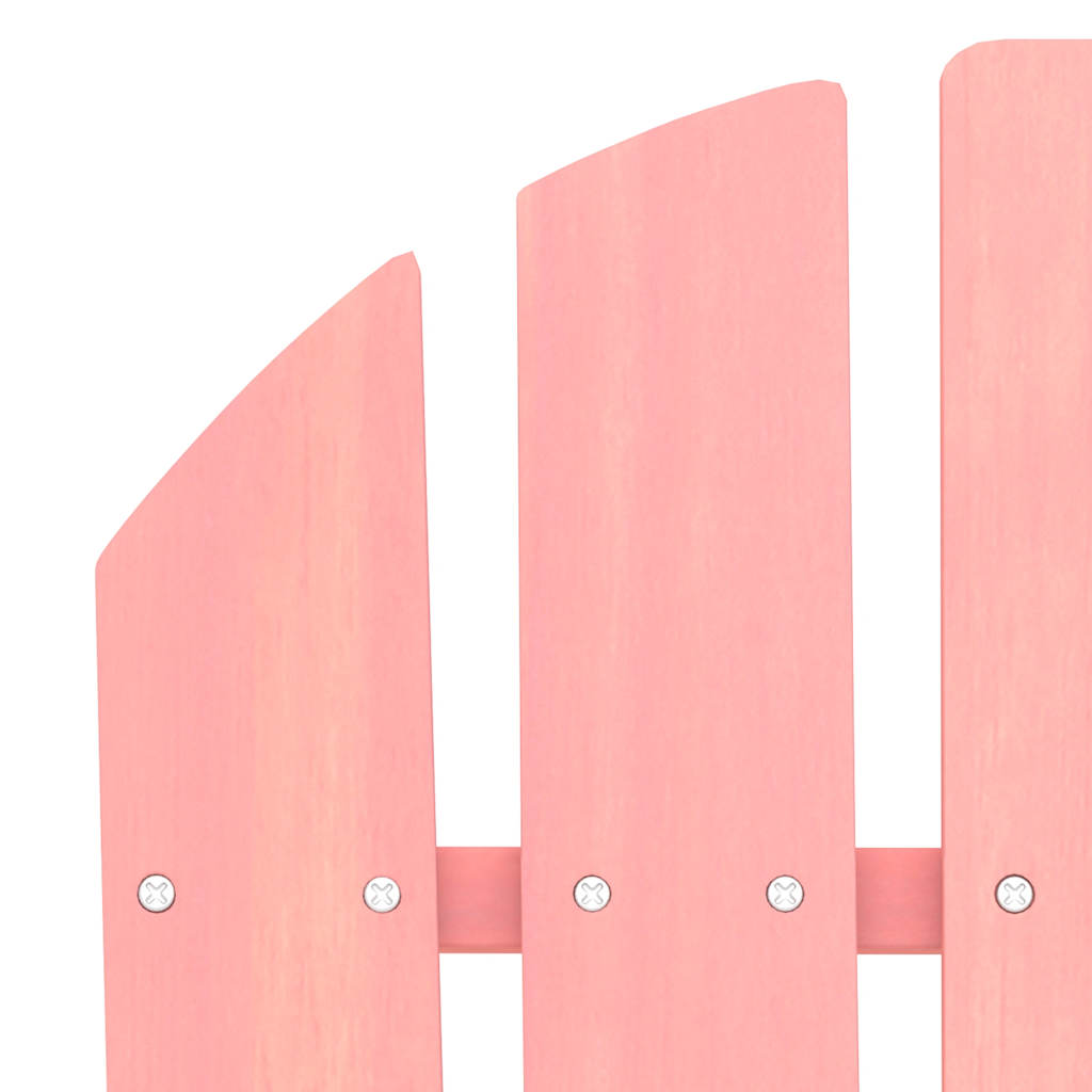 Καρέκλα Κήπου Adirondack Ροζ από Μασίφ Ξύλο Ελάτης - Pakobazaar