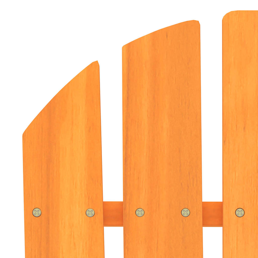 Καρέκλα Κήπου Adirondack Πορτοκαλί Μασίφ Ξύλο Ελάτης