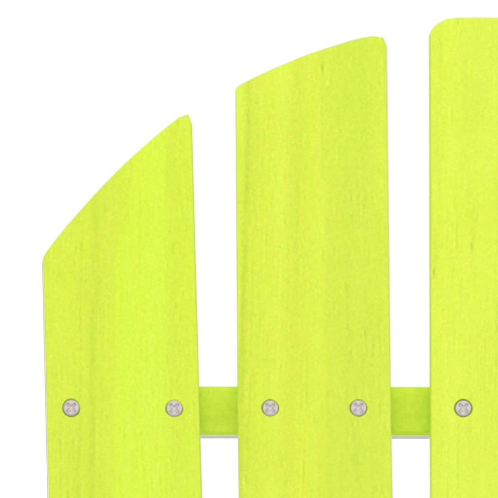 Καρέκλα Κήπου Adirondack Διθέσια Πράσινη από Μασίφ Ξύλο Ελάτης