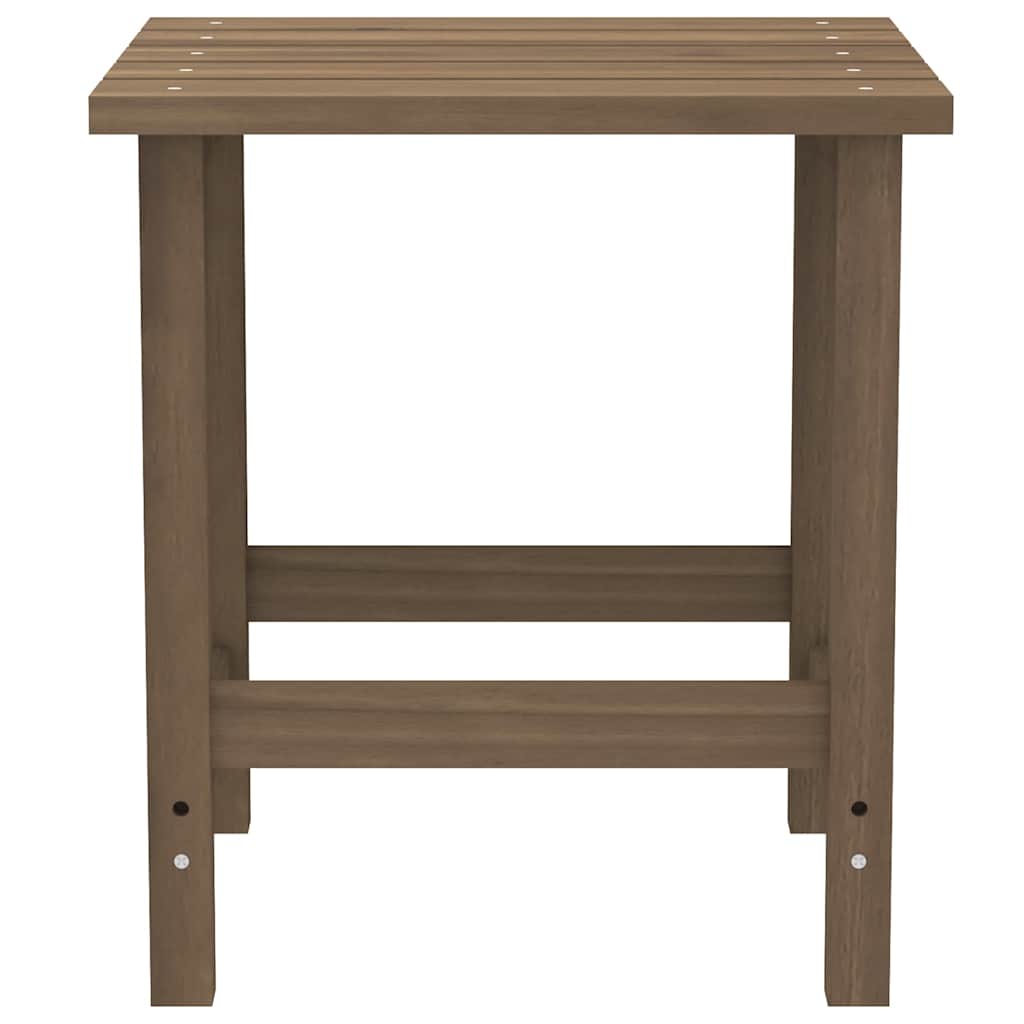 Καρέκλα Κήπου Adirondack Καφέ με Τραπέζι από Μασίφ Ξύλο Ελάτης