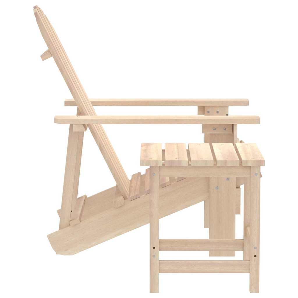 Καρέκλα Κήπου Adirondack με Τραπέζι από Μασίφ Ξύλο Ελάτης