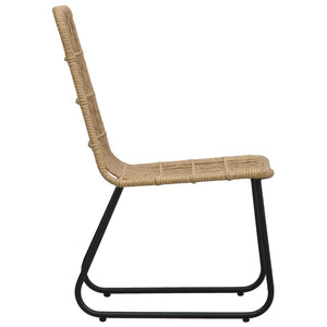 Σετ Τραπεζαρίας Εξωτερικού Χώρου 3 τεμ. από Συνθ. Ρατάν/Γυαλί - PAKOBAZAAR