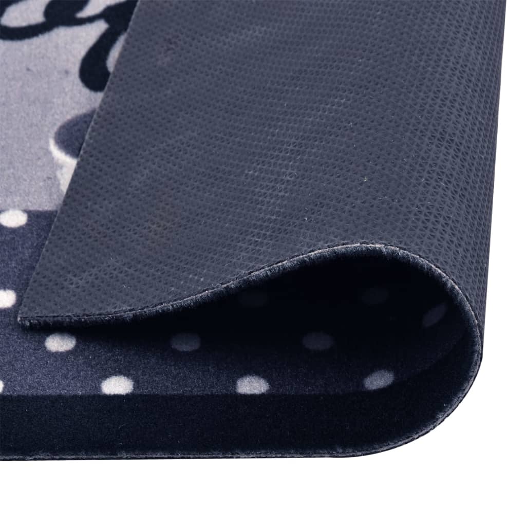 Πατάκι Κουζίνας Σχέδιο Coffee Μπλε Πλενόμενο 60 x 180 εκ.