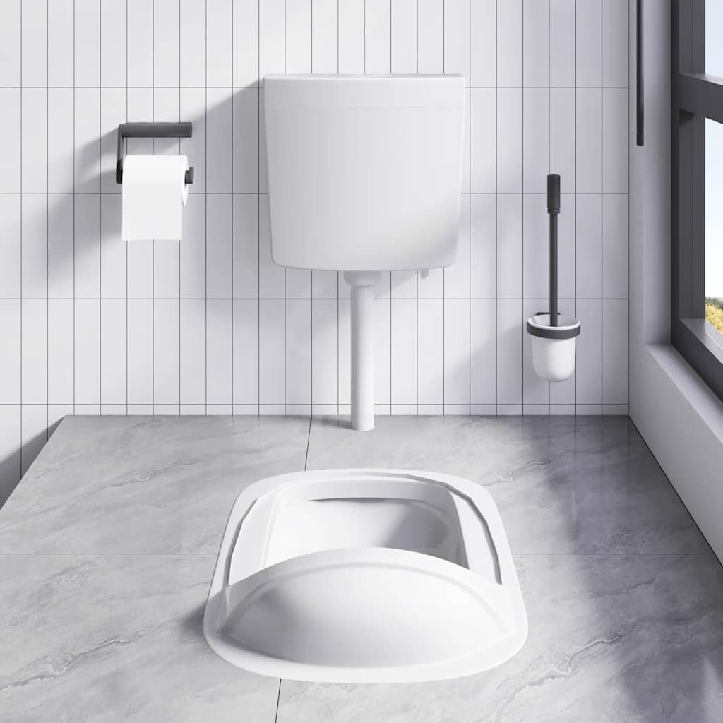 Καζανάκι με Είσοδο Νερού από Κάτω Γκρι 3/6 Λίτρων - PAKOBAZAAR