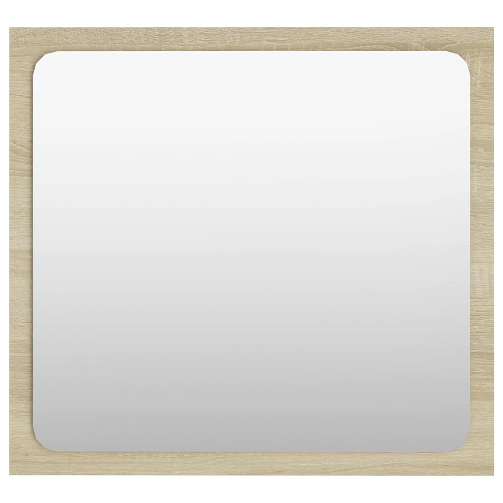 Σετ Επίπλων Μπάνιου 2 Τεμαχίων Λευκό / Sonoma Δρυς Μοριοσανίδα