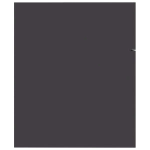 Σετ Επίπλων Μπάνιου 2 Τεμαχίων Γκρι από Επεξ. Ξύλο