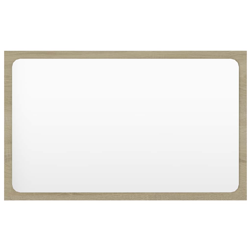 Σετ Επίπλων Μπάνιου 2 τεμ. Λευκό/Sonoma Δρυς από Επεξ. Ξύλο