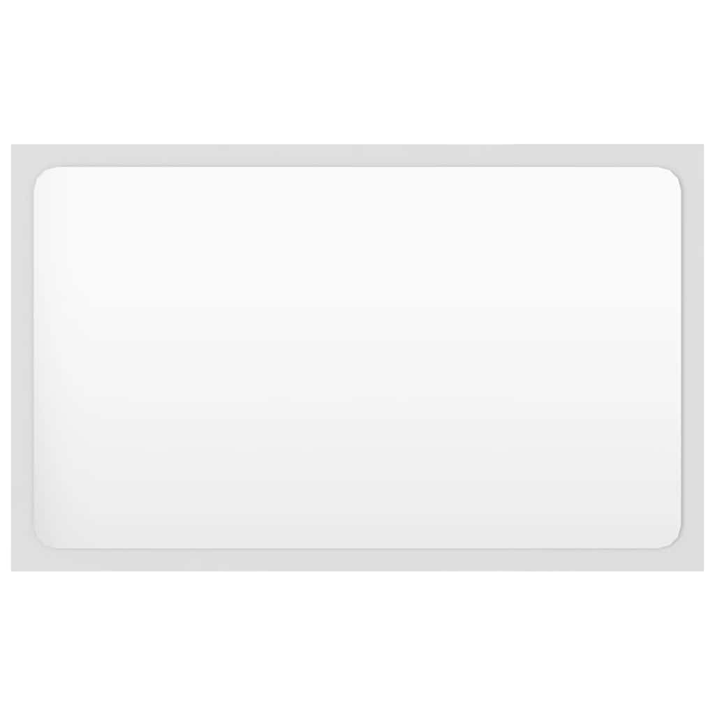 Σετ Επίπλων Μπάνιου 2 Τεμαχίων Λευκό από Επεξεργασμένο Ξύλο